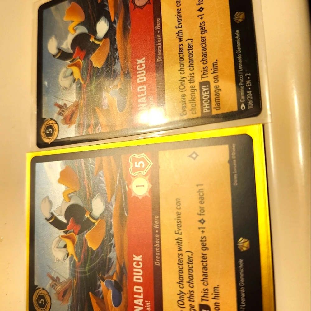 Donald Duck Not Again Cold Foils qty 2